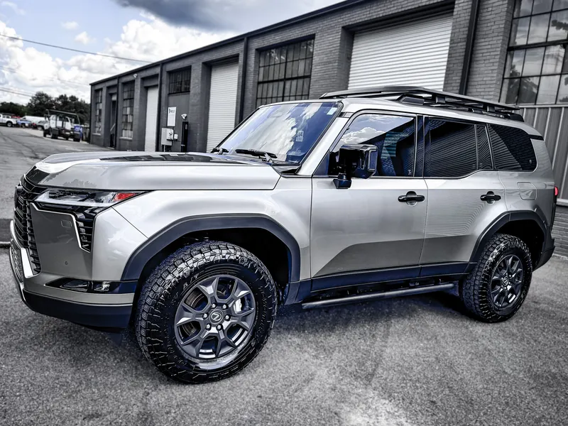 Silver Lexus GX off-road SUV after a full exterior and interior detail